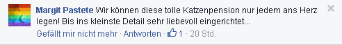 Kommentare 3 - Tierbetreuung Luckenwalde  - Katzenpension Luckenwalde – Tierpension Luckenwalde